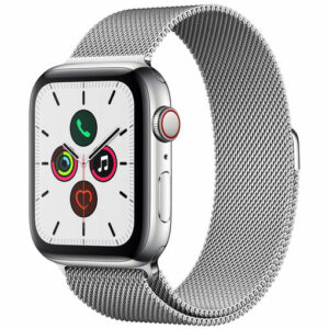Apple Watch Series 5 (GPS+Cellular, 44mm, Stainless Steel Case, Stainless Steel Milanese Loop)