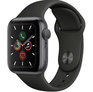 Apple Watch Space Gray Aluminum Case with Sport Band