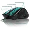 Sharkoon Drakonia Gaming Laser Mouse-Green 2
