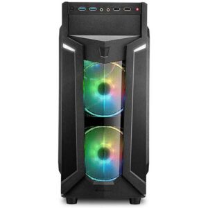 Sharkoon VG6-W RGB Black Mid Tower Case