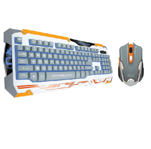 DRAGON WAR SENCARI GAMING KB+MOUSE COMBO SET WHITE