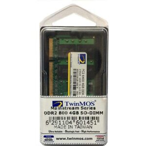 TwinMOS 4GB DDR2 800MHz RAM PC2-6400 Laptop