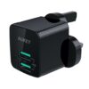 U32 - Aukey plug with 2 QC 3.0 USB