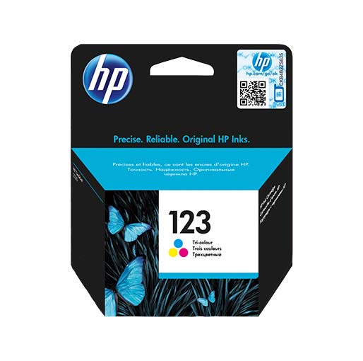 HP 123 Tri-color Original Ink Cartridge