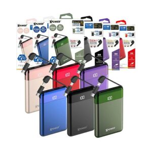 XPower 8000mAh PB8A Built-in Cable Power Bank
