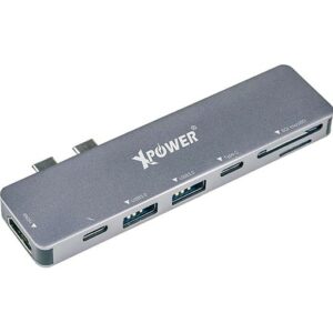 XPower HU7 Pro Type C 7 in 1 MacBook Pro Hub