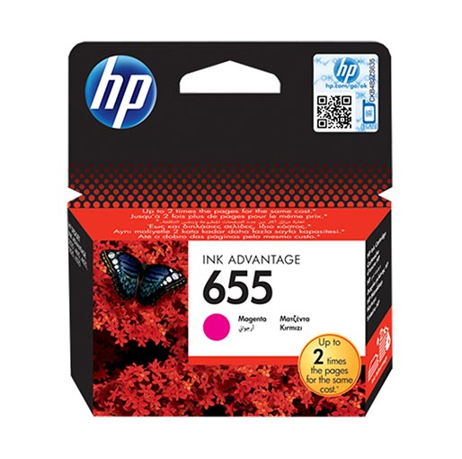 HP 655 Magenta Ink Cartridge CZ111AE