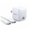 Anker B2019KD1 Power Port Atom PD 1 with Lightning To Type-C Cable - White