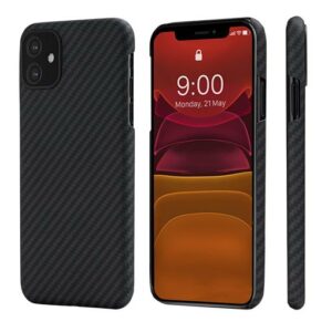 Buy Pitaka MagEZ Case For iPhone 11 Pro - Black/Grey (Twill) In Qatar