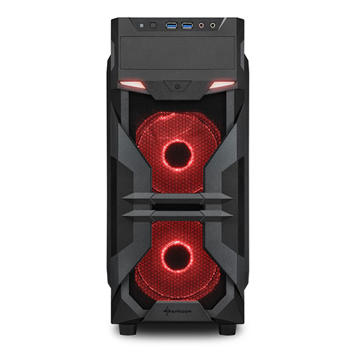 Sharkoon VG7-W ATX midi tower Gaming PC Case