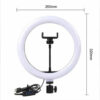 RGB LED Soft ring light for live Streaming and Tik Tok videos