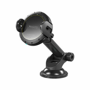 Buy Yesido C77 10W Nanosorption Qi Wireless Car Charger Holder For Smartphones Black in Qatar