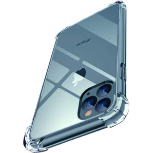 Buy Platina iPhone 12 Mini 5.4 inch anti-impact Transparent Soft Silicon Clear case in Qatar