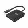Buy Unitek 4K 60Hz USB-C to HDMI 2.0 Adapter with MST Dual Monitor in Qatar