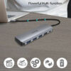 Unitek uHUB P5+ 5-in-1 USB-C Hub with HDMI and 100W Power Delivery