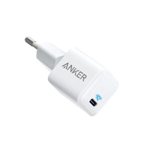 Buy Anker A2633L22 Nano Fast Charger with PowerIQ 3.0 Technology for Iphone 12 , 20 W - White in Qatar