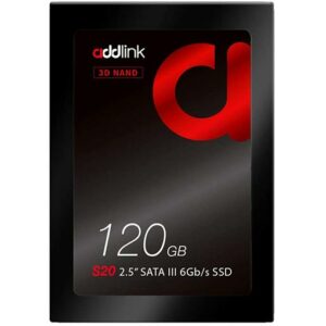 addlink S20 3D NAND SSD 120GB SATAIII 6Gb/s 2.5-inch/7mm Internal Solid State Drive with Read 510MB/s Write 400MB/s (3D NAND 120GB)