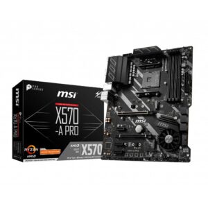 MSI X570-A PRO Motherboard AMD AM4 SATA 6Gb/s M.2 USB 3.2 Gen 2 HDMI ATX