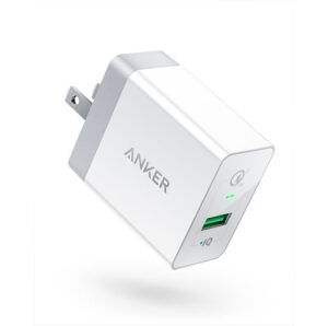 Anker PowerPort+ 1 with Quick Charge 3.0 Quick Charge 3.0, Anker 18W 3Amp USB Wall Charger - White