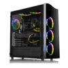 Thermaltake View 22 Tempered Glass ATX Tt LCS Certified Black Gaming Mid Tower Computer Case