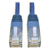Tripp Lite Cat6 Gigabit Molded (UTP) Ethernet Cable (RJ45 MM), Blue, 15 ft. (4.57 m)