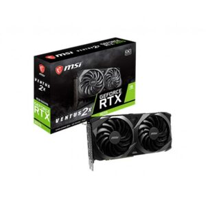 MSI GeForce RTX 3070 Ventus 2X OC Gaming Graphics Card, 8GB GDDR6, Ray Tracing, VR Ready, PCIe 4.0, 3X DisplayPort 1.4, 1x HDMI 2.1 8K, TORX Fan 3.0, Mytrix HDMI 2.1 Cable