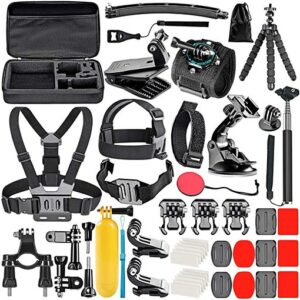 Phatcat 50 in 1 Accessories Kit for Go Pro & Action Camera