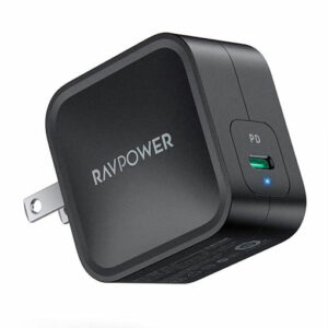 RAVPower PowerPort GaN PD Pioneer 61W Wall Charger UK Black