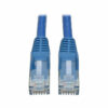 Tripp Lite Cat6 Gigabit Snagless Molded (UTP) Ethernet Cable (RJ45 MM), Blue, 5 ft. (1.52 m)