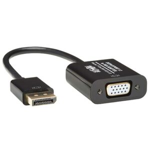 Tripp Lite DisplayPort to VGA Active Adapter Video Converter , DP ver 1.2 (M/F), 6-in. (15.24 cm)