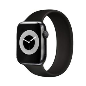 Promate Buckle Free Sporty Sillicon Loop Strap Apple Watch Series 44mm, Size-M, Loop-44M