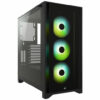 Corsair iCUE 4000X RGB Tempered Glass Mid-Tower ATX Case — Black