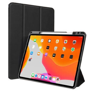 Green Premium Leather iPad Case iPad mini 2019 - Black