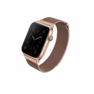 Uniq Dante Apple Watch Series 4 Mesh Steel Strap 44mm - Rose Gold