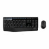 Logitech MK345 Wireless Combo Full-Sized Keyboard with Palm Rest and Comfortable Right-Handed Mouse - Black