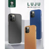 Green Luju MagSafe Leather Case for iPhone 13 Pro Max - Brown