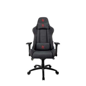 Arozzi Verona Signature Soft Fabric Gaming Chair with Red Logo
