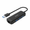 Unitek uHUB Q4+ 4-in-1 Powered USB 3.0 Ethernet Hub
