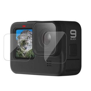 TELESIN Tempered Glass Screen & Lens Protective Film Cover For GoPro 9