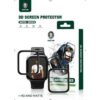 Green HD Glass Screen Protector for Apple watch Series 7 41mm - Black