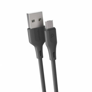 Porodo PD-U2MC-BK PVC Micro USB Cable 2m 2.4A - Black