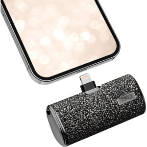 iWALK Small Portable Charger Power Bank 4500mAh Shiny Battery Pack, Compatible with iPhone