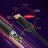 8K DisplayPort 1.4 Cable in Black (8K @60Hz, 4K 144Hz, 1440p @240Hz)