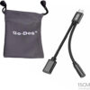 Go-Des 2 in 1 Series Type-C to Aux And Charge Converter Cable 15CM