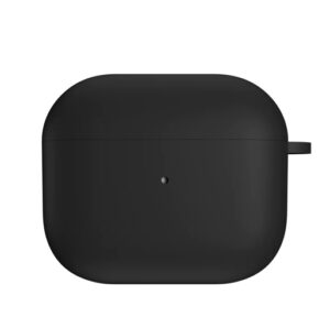 Skin Soft Touch Silicone Protective Case For AirPods 3 -Black