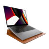 Switcheasy EasyStand Sleeve & Stand For 14 inch MacBook Pro M1 Pro/M1 Max - Brown