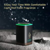 CRONY B17 Quadrate With Light Bukhoor Arabian Electronic Aromatherapy Incense Burner - Black