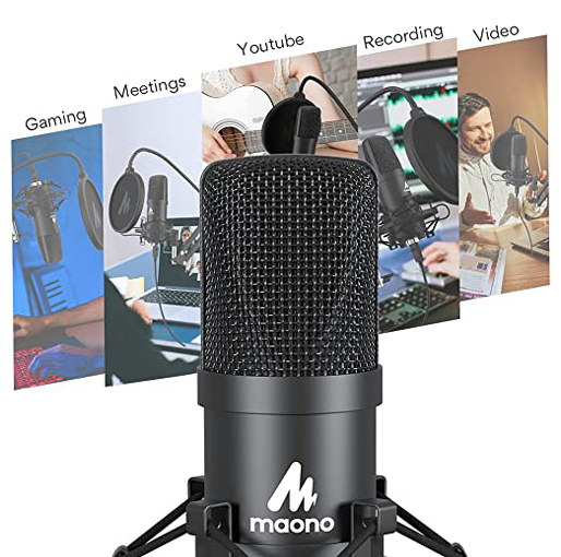 MAONO AU-A04 Condenser Microphone Kit - Black