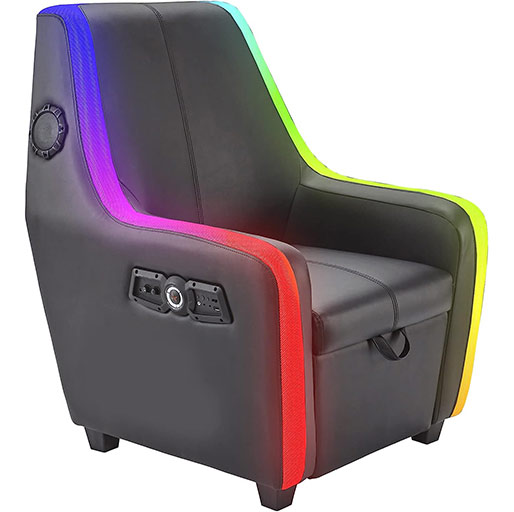 X-Rocker Premier Maxx RGB 4.1 Gaming Chair, Multi-Stereo Storage, with Vibrant LED