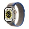 Apple Watch Ultra GPS + Cellular, 49mm Titanium Case with Blue/Gray Trail Loop